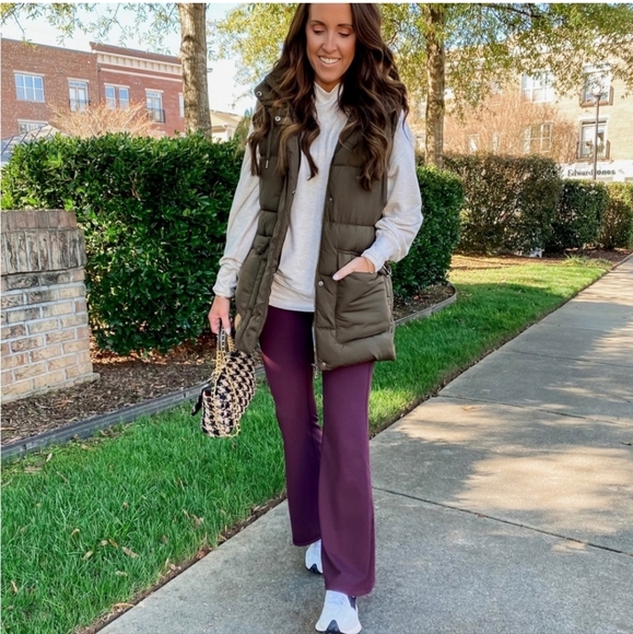 Athleta Apollo Crewneck Kangaroo Pocket Front Oversized Boxy Dolman Sweater - Picture 3 of 16